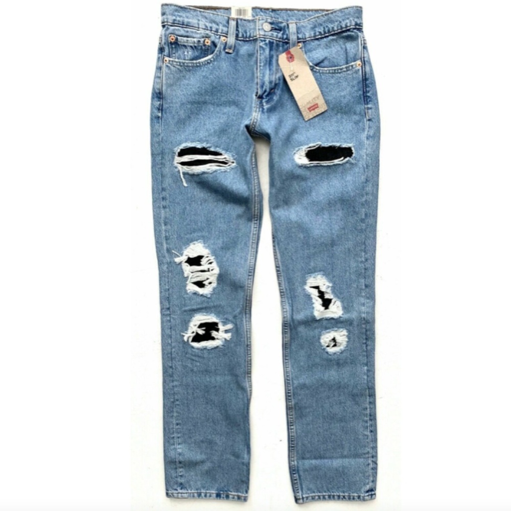 Levi's Levis Nwt 511 Slim Fit 045113776 Distressed Lemongrass Jeans 31 x 32